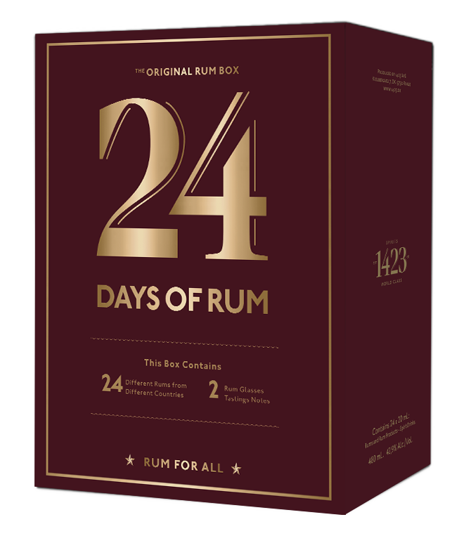 1423, 24 Days Of Rum - calendrier de l'avent du rhum - édition bleue :  : Epicerie